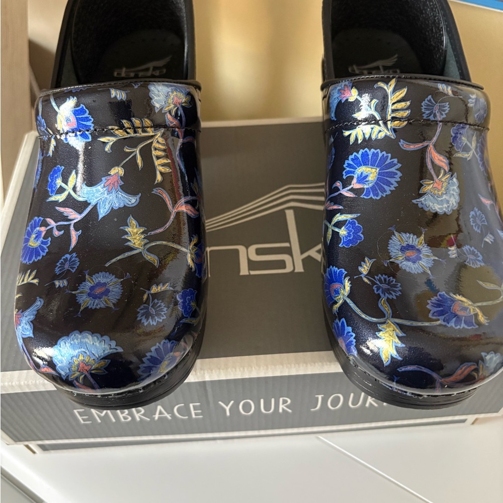 Dansko Blue Garden Professional Clogs